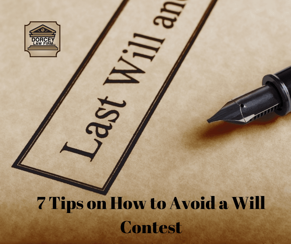 7 Tips on How to Avoid a Will Contest text